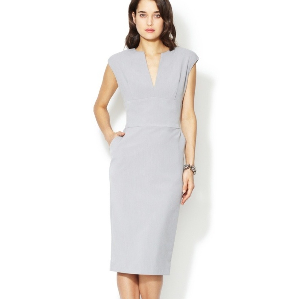 NVR WORN Gabardine Sheath Ava & Aiden Dress